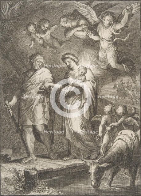 The Flight into Egypt, 1700-(?). Creator: Francesco Polanzani.