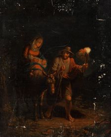 The Flight into Egypt, 1832. Creator: Johan Erik Lindh