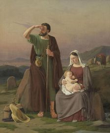 The Flight into Egypt, 1833. Creator: Martinus Rorbye