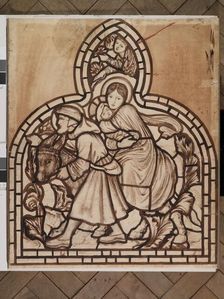 The Flight into Egypt, 1862. Creator: Sir Edward Coley Burne-Jones