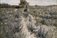 The Flight into Egypt, 1892. Creator: George Hitchcock