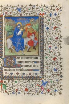 The Flight into Egypt; Book of Hours, about 1415-1420. Creators: Boucicaut Master, Workshop of the Boucicaut Master