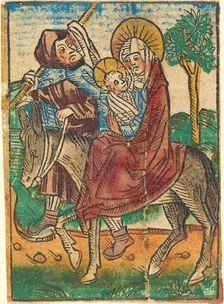 The Flight into Egypt, c. 1490. Creator: Unknown