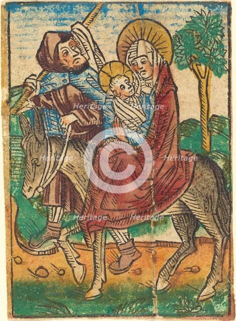 The Flight into Egypt, c. 1490. Creator: Unknown.