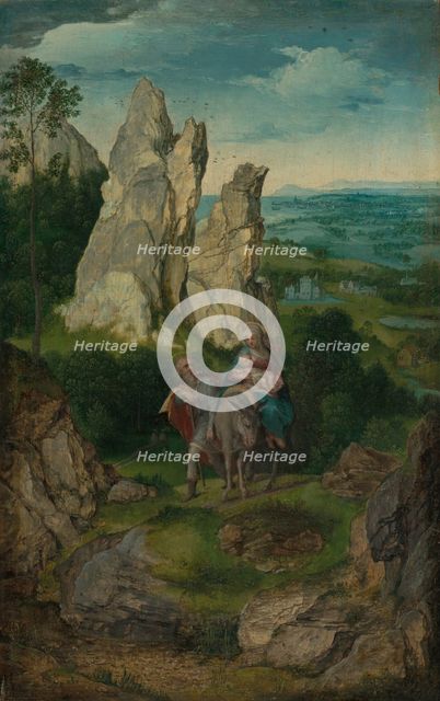 The Flight into Egypt, c. 1550/1575. Creator: Anon.