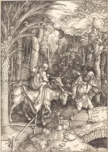 The Flight into Egypt, c. 1504. Creator: Albrecht Durer