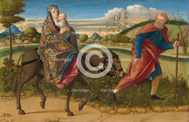 The Flight into Egypt, c. 1515. Creator: Vittore Carpaccio.