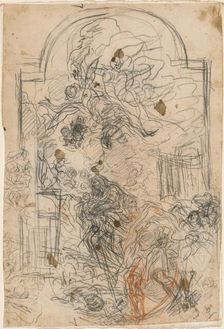 The Flight into Egypt, c. 1664. Creator: Baldassare Franceschini