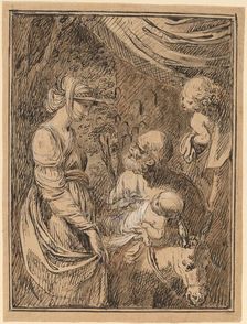 The Flight into Egypt, c. 1800. Creator: Benjamin West