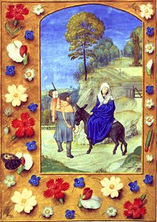 The Flight into Egypt, c1480s. Creator: Unknown