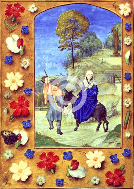 The Flight into Egypt, c1480s.  Creator: Unknown.