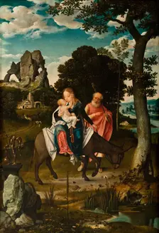 The Flight into Egypt, c1520. Creator: Cleve, Joos van (ca. 1485-1540)