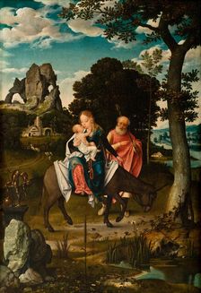 The Flight into Egypt, c1520. Creator: Cleve, Joos van (ca. 1485-1540)