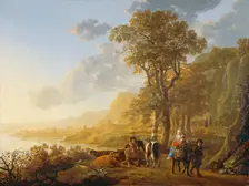 The Flight into Egypt, c1655. Creator: Aelbert Cuyp