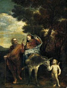 The Flight into Egypt, c1710-1725. Creator: Giuseppe Maria Crespi