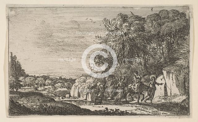 The Flight into Egypt, ca. 1630-31. Creator: Claude Lorrain.