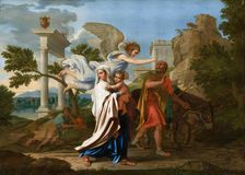 The Flight into Egypt, ca 1657. Creator: Poussin, Nicolas (1594-1665)