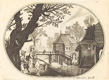 The Flight into Egypt. Creator: Balthasar Moncornet