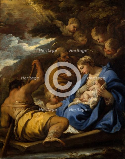 The Flight into Egypt. Creator: Luca Giordano.