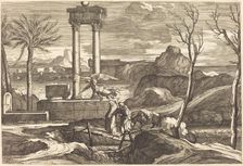 The Flight into Egypt. Creator: Sébastien Bourdon