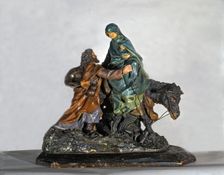 The Flight into Egypt figure of a crib by Ramon Amadeu