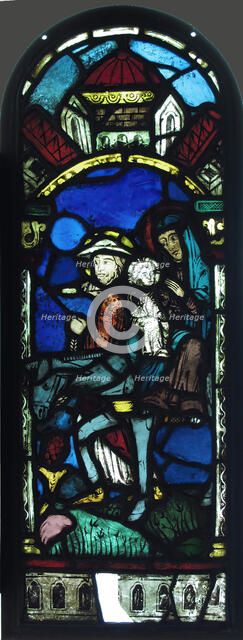 The Flight Into Egypt, French, 13th century style. Creator: Unknown.