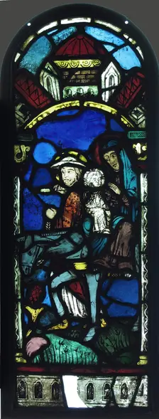 The Flight Into Egypt, French, 13th century style. Creator: Unknown