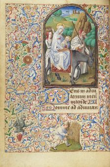 The Flight into Egypt; Hours of Simon de Varie, 1455. Creator: Master of Jean Rolin II