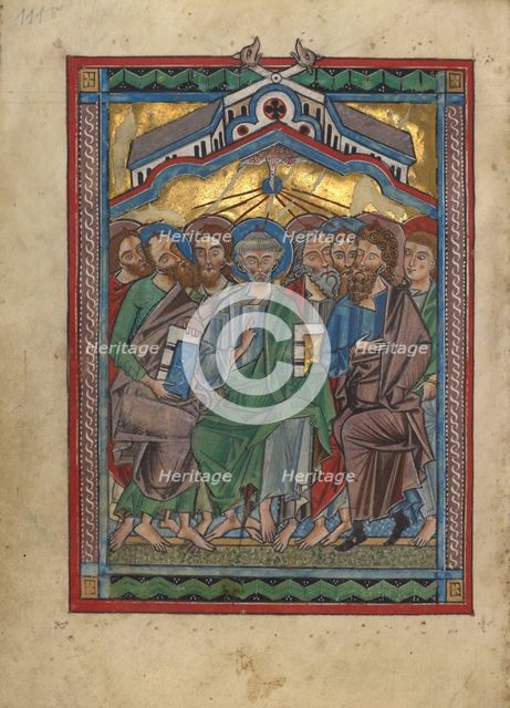 The Flight into Egypt; Hours of Simon de Varie, 1455. Creator: Master of Jean Rolin II.