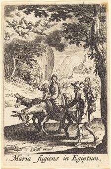 The Flight into Egypt, in or after 1630. Creator: Jacques Callot