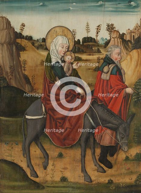 The Flight into Egypt, probably between 1450 and 1500. Creator: Unknown.
