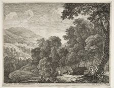 The Flight into Egypt: The Cave. Creator: Herman van Swanevelt (Dutch, c. 1600-1655)