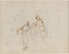 The Flight into Egypt [verso]. Creator: Stefano della Bella