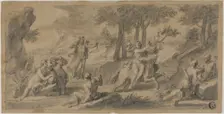 The Flight of the Centaur Nessus with Dejanina, n.d. Creator: Francois Verdier