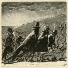 The Flight of the Swallows 1882. Creator: Unknown