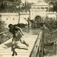 The Flight of Caius Gracchus 1890. Creator: Unknown