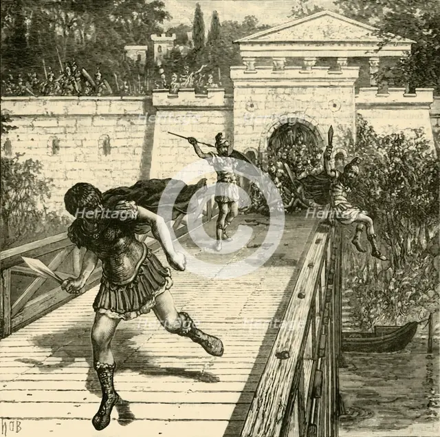 'The Flight of Caius Gracchus', 1890.   Creator: Unknown.