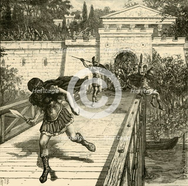'The Flight of Caius Gracchus', 1890.   Creator: Unknown.