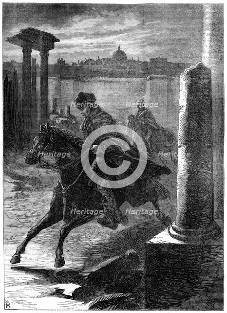 The flight of Prince Charles from Rome, 18th century (19th century). Artist: Unknown
