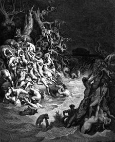 The Flood 1866. Artist: Gustave Doré