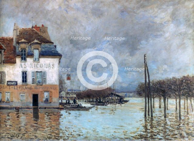 'The Flood at Port-Marly', 1876. Artist: Alfred Sisley