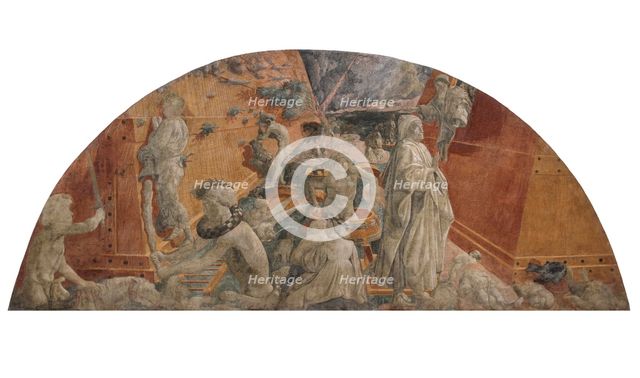 The Flood and Waters Subsiding, c. 1440. Creator: Uccello, Paolo (1397-1475).
