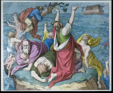 The Flood, engraving, 1860