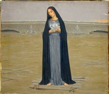 The flooded city, also known as "Fluctuat Nec Mergitur", 1910. Creator: Alexandre Seon