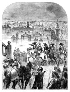 The flooding of Amsterdam in 1672 by the order of the William III, c1902