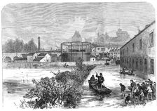 The Floods at Windsor, 1869. Creator: Unknown