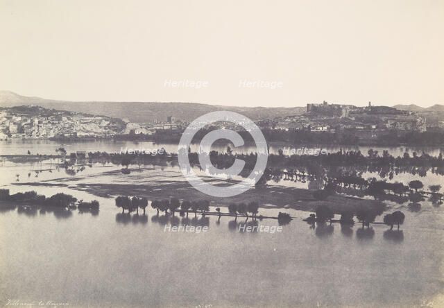 The Floods of 1856, Avignon, 1856. Creator: Edouard Baldus.