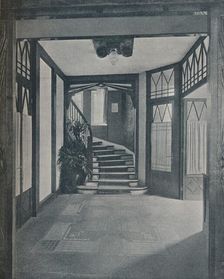 The floor and staircase of Behrens House, designed by Peter Behrens, 1901
