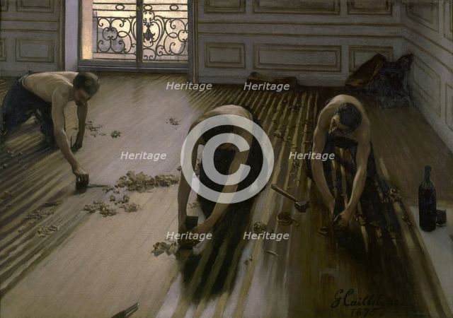 The Floor Scrapers, 1875. Artist: Caillebotte, Gustave (1848-1894)