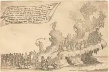 The Float of Mount Parnassus, 1616. Creator: Jacques Callot